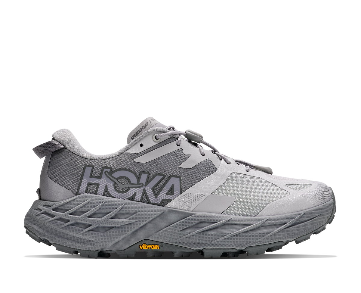 Women's Hoka Speedgoat 7 GTX Stellar Grey / Galactic Grey hero