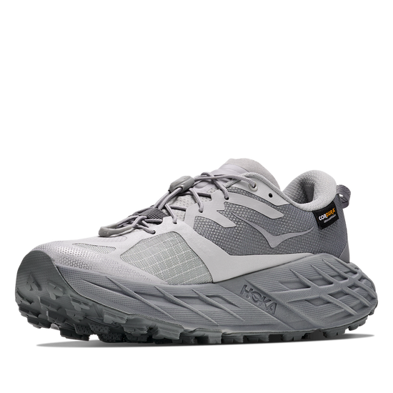 Women's Hoka Speedgoat 7 GTX Stellar Grey / Galactic Grey view 3