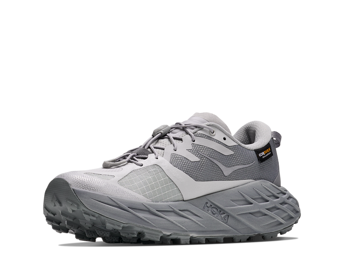 Women's Hoka Speedgoat 7 GTX Stellar Grey / Galactic Grey view 3