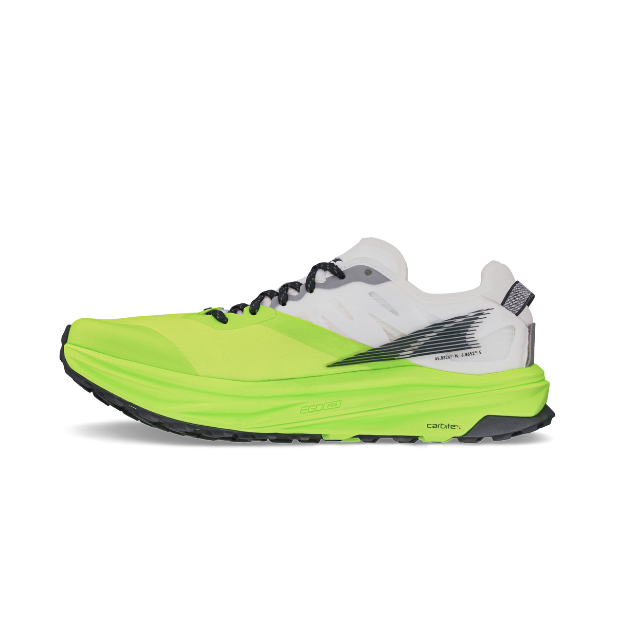 Men's Altra Mont Blanc Carbon White/Lime view 4