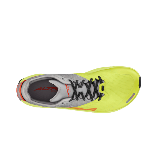 Men's Altra Mont Blanc Carbon Gray/Lime view 3