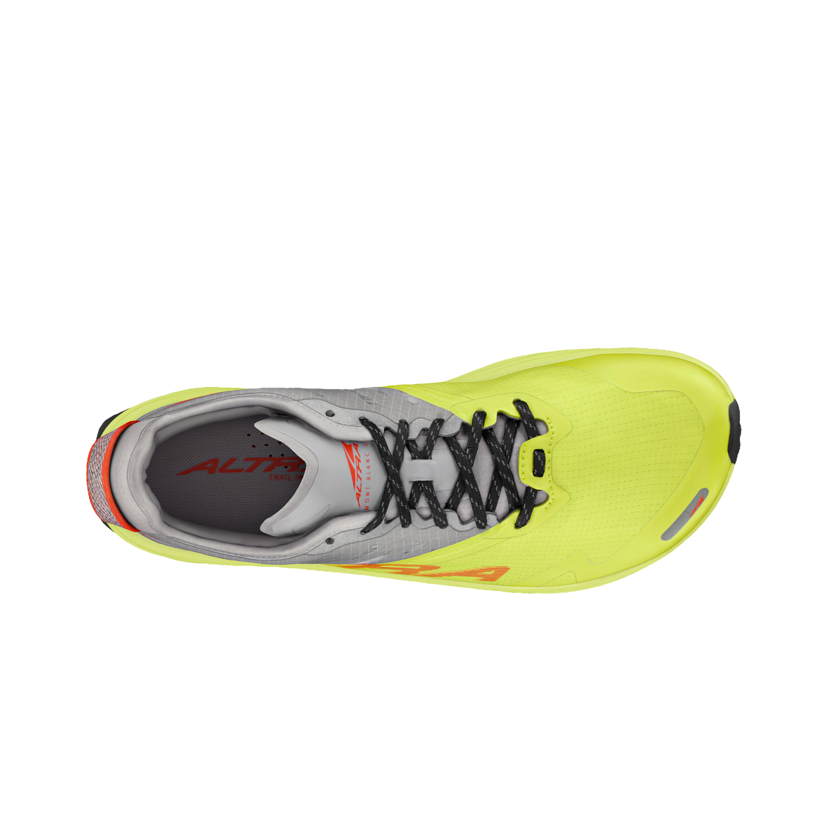 Men's Altra Mont Blanc Carbon Gray/Lime view 3