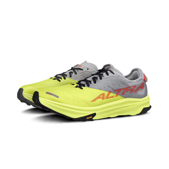 Men's Altra Mont Blanc Carbon Gray/Lime view 5