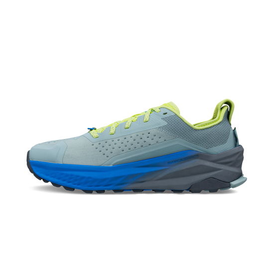 Men's Altra Olympus 6 (Clearance) Gray/ Blue view 4