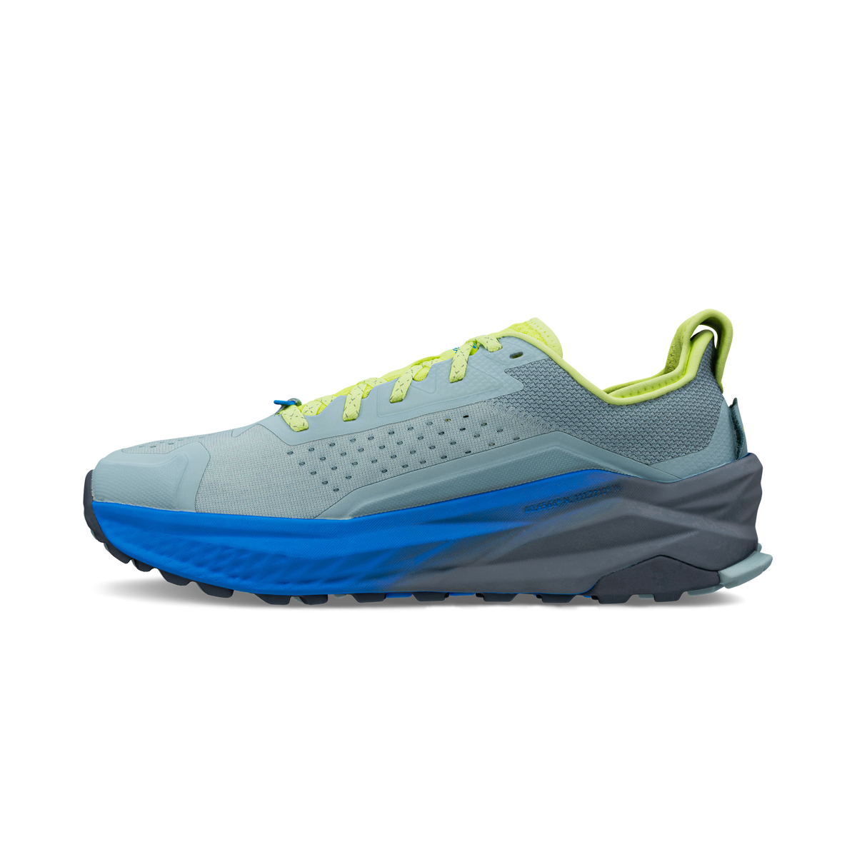 Men's Altra Olympus 6 (Clearance) Gray/ Blue view 4