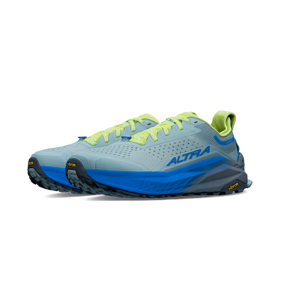 Men's Altra Olympus 6 (Clearance) Gray/ Blue view 5