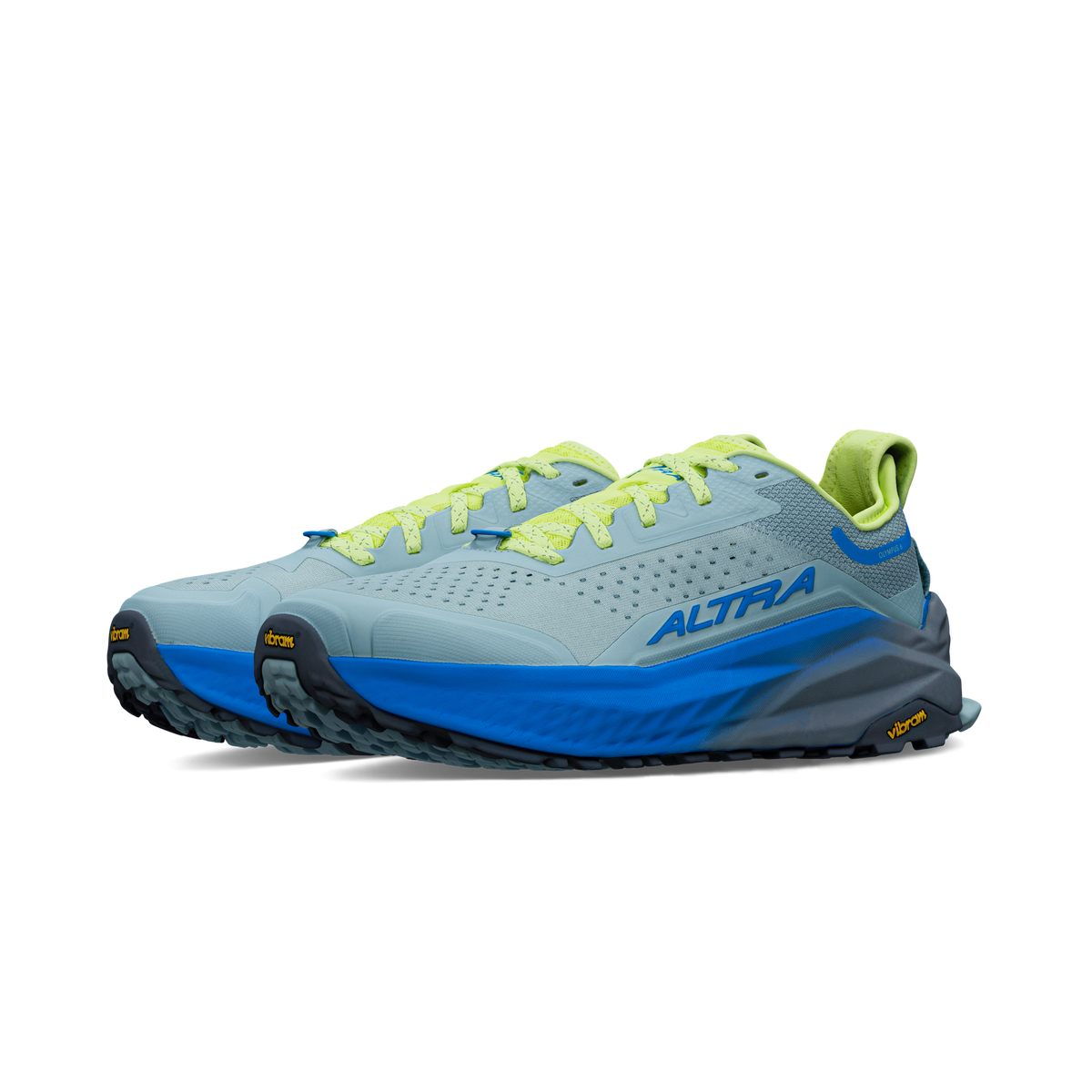 Men's Altra Olympus 6 (Clearance) Gray/ Blue view 5