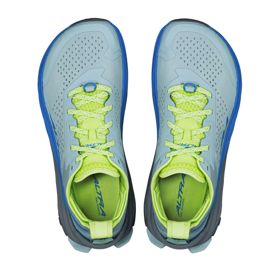 Men's Altra Olympus 6 (Clearance) Gray/ Blue view 6
