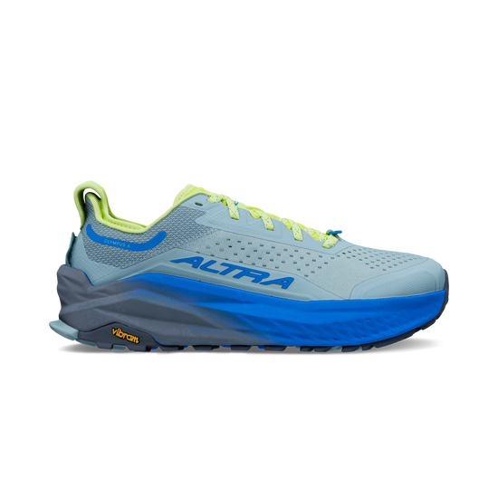 Men's Altra Olympus 6 (Clearance) Gray/ Blue hero