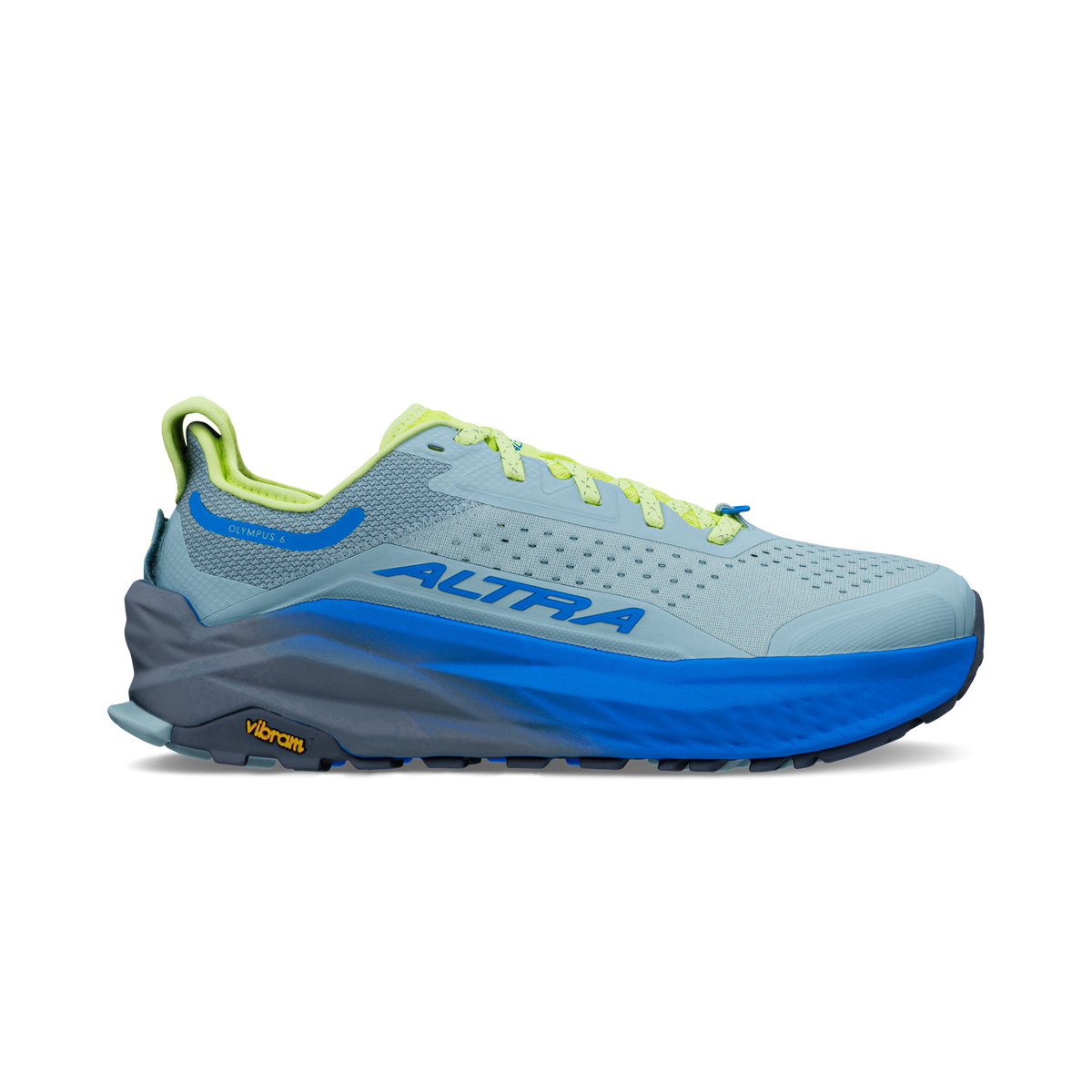Men's Altra Olympus 6 (Clearance) Gray/ Blue hero