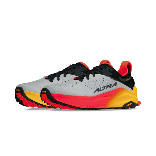 Men's Altra Olympus 6 (Clearance) Gray/Red view 5