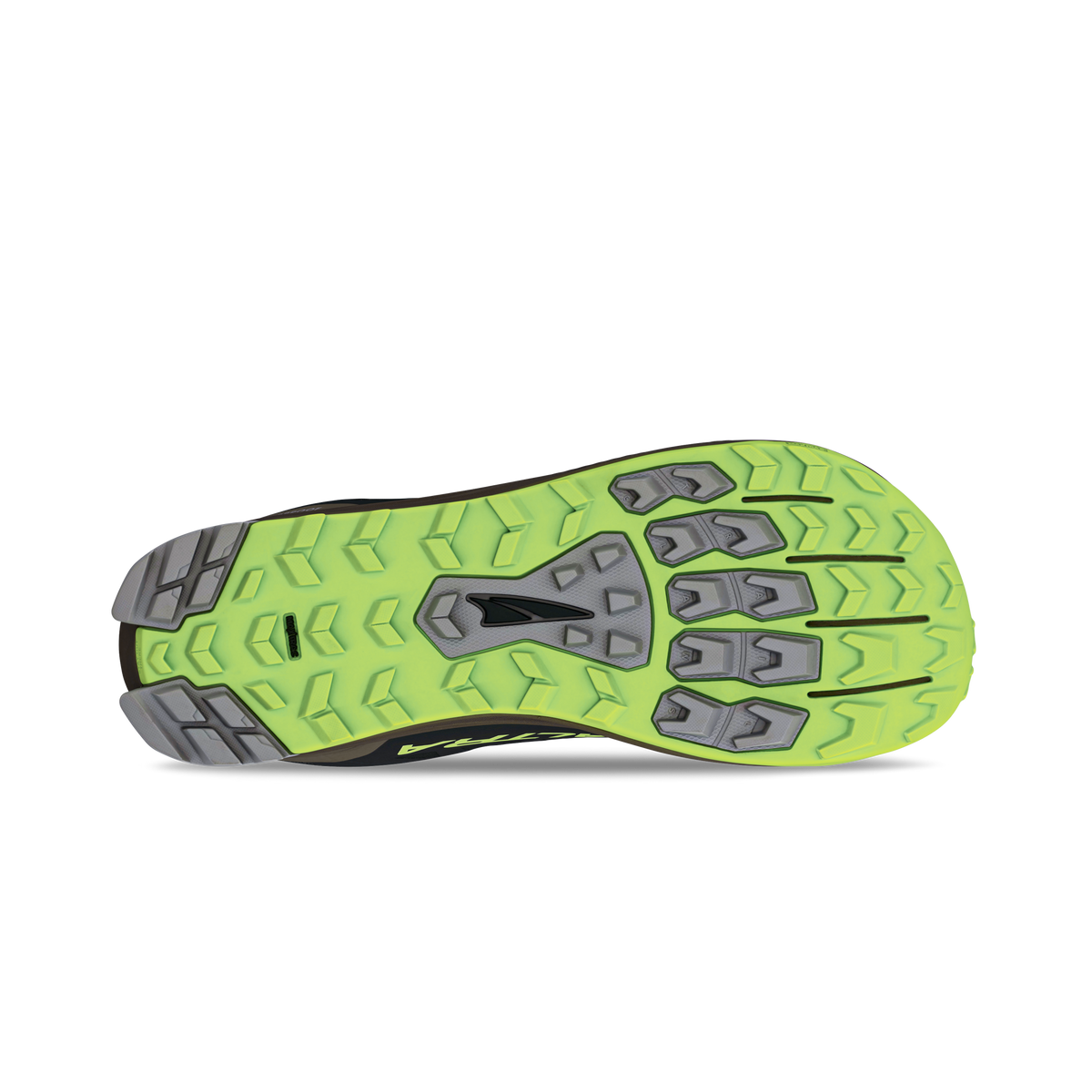 Men's Altra Lone Peak 9 Waterproof Low Lime/Black view 2