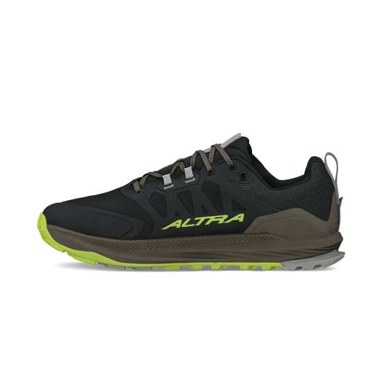 Men's Altra Lone Peak 9 Waterproof Low Lime/Black view 4