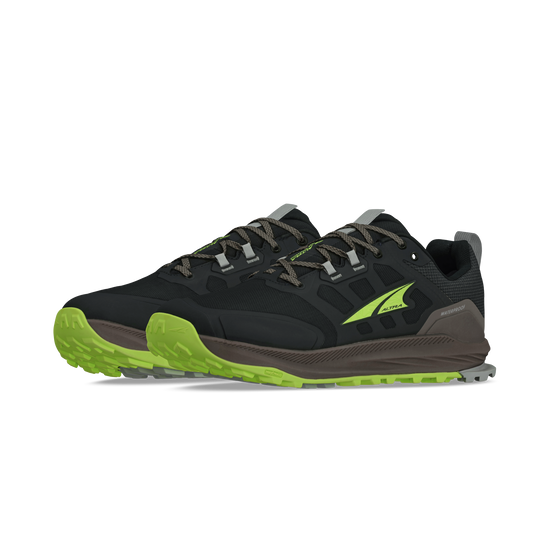 Men's Altra Lone Peak 9 Waterproof Low Lime/Black view 5