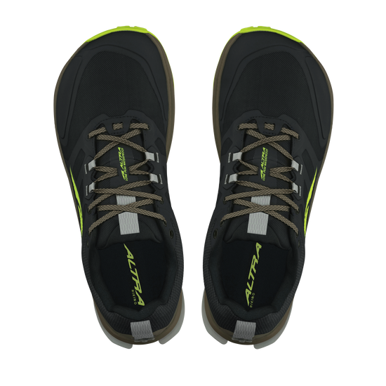 Men's Altra Lone Peak 9 Waterproof Low Lime/Black view 6