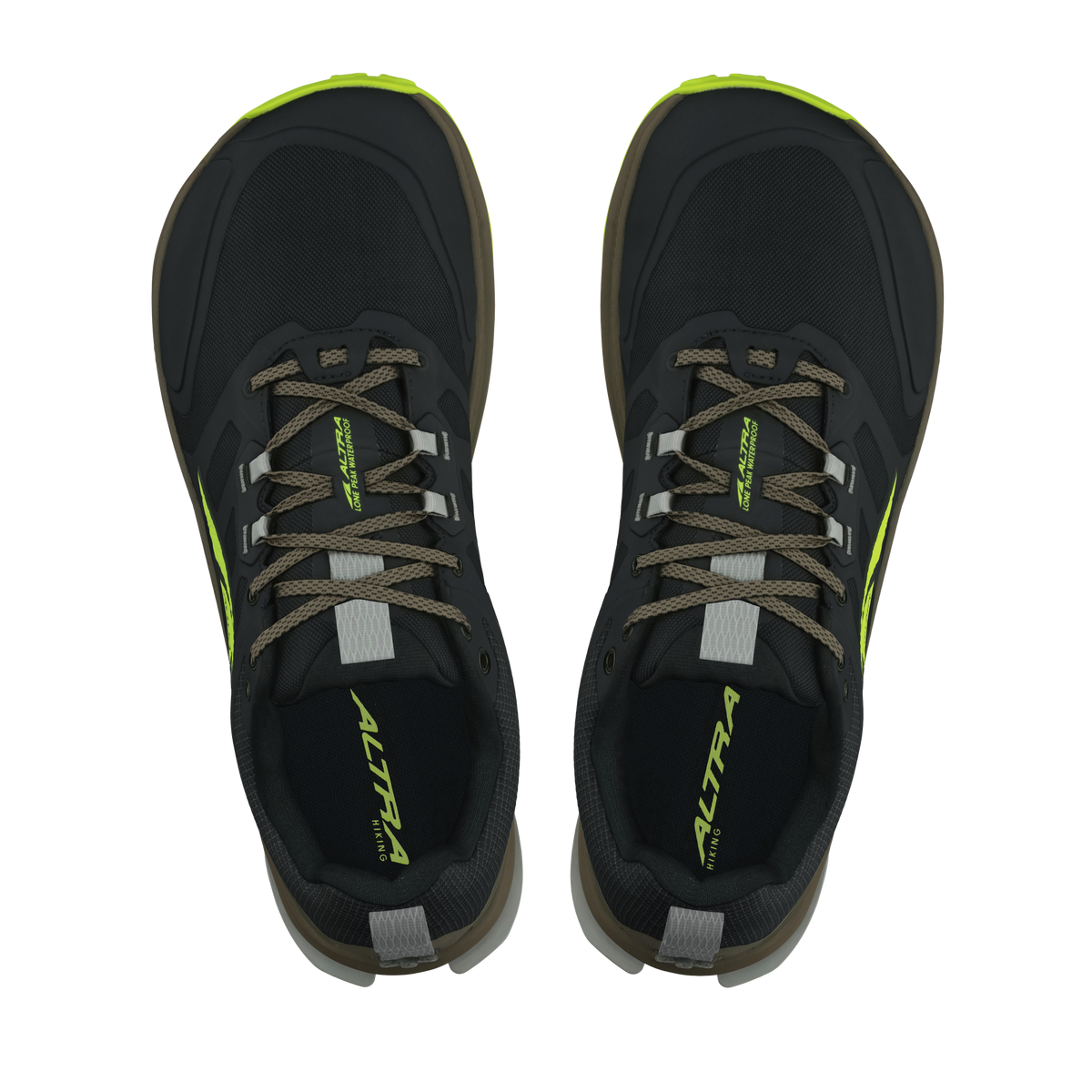 Men's Altra Lone Peak 9 Waterproof Low Lime/Black view 6