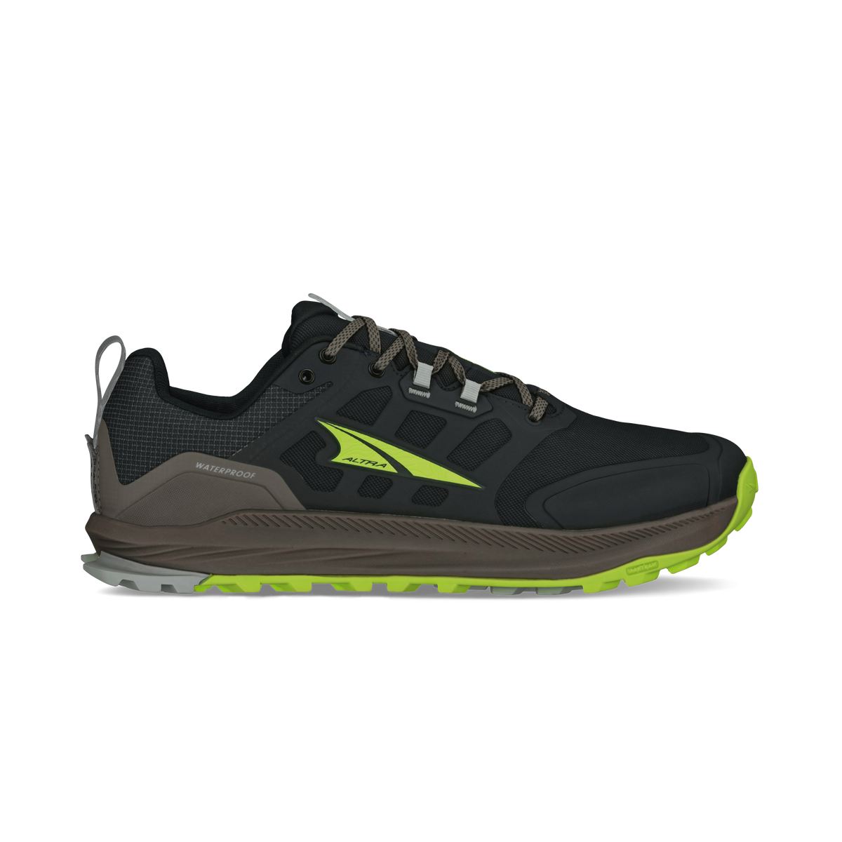 Men's Altra Lone Peak 9 Waterproof Low Lime/Black hero