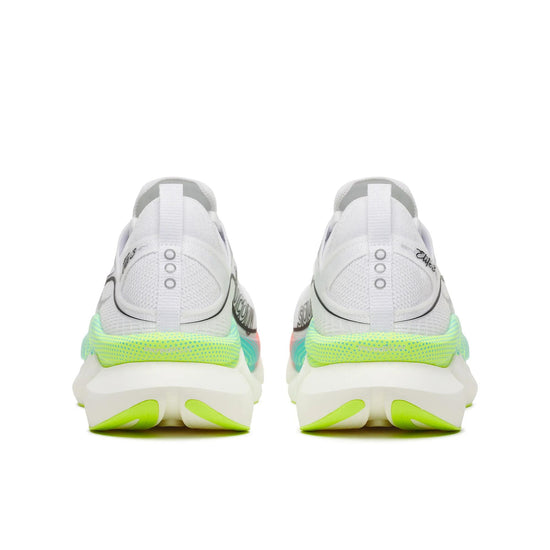 Unisex Saucony Endorphin Elite 3 White Multi - heel view