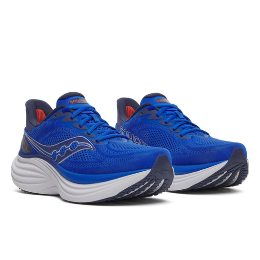 Men's Saucony Triumph 24 Lapis Silver - pair, three quarter angle