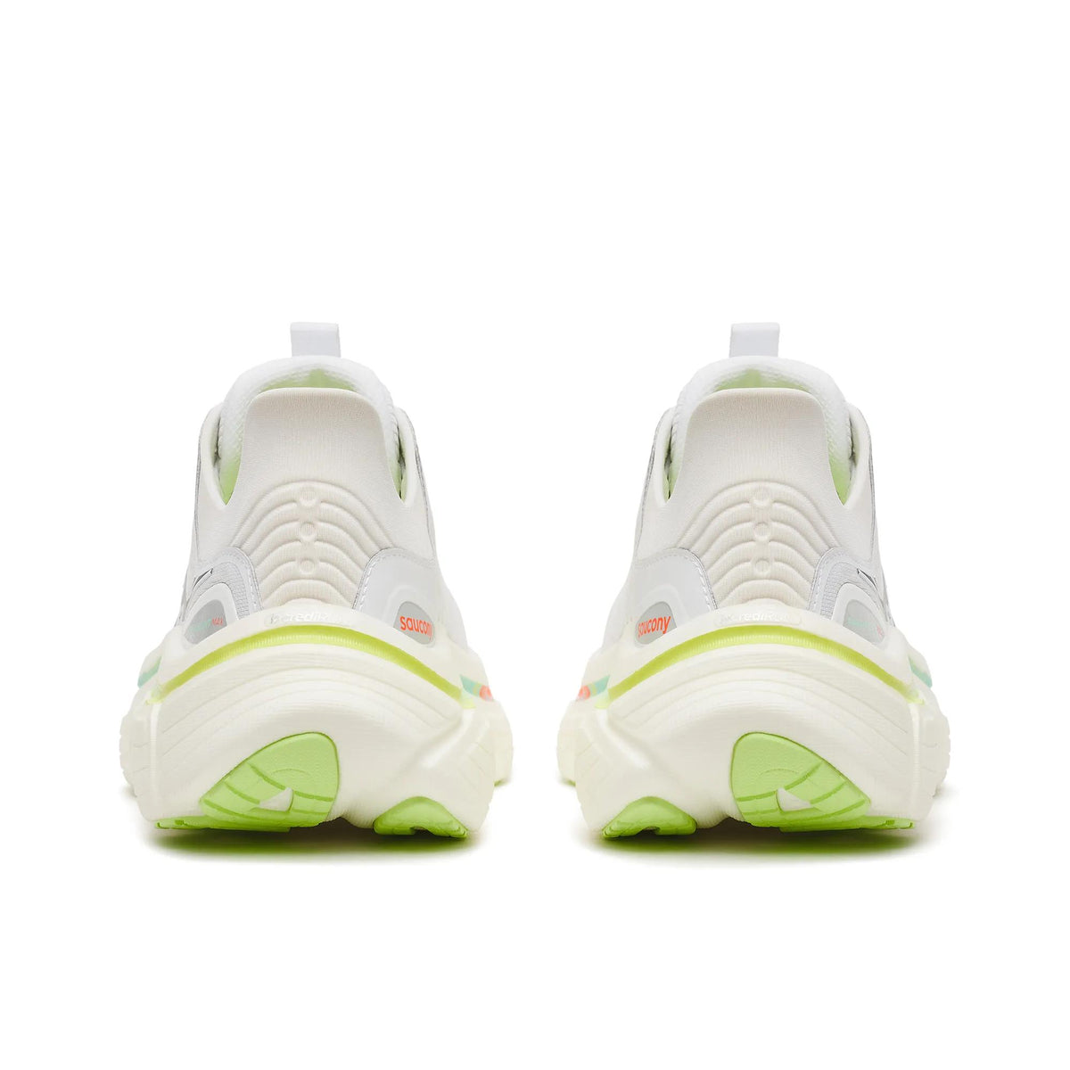 Men's Saucony Paramount Max Multi White - heel view