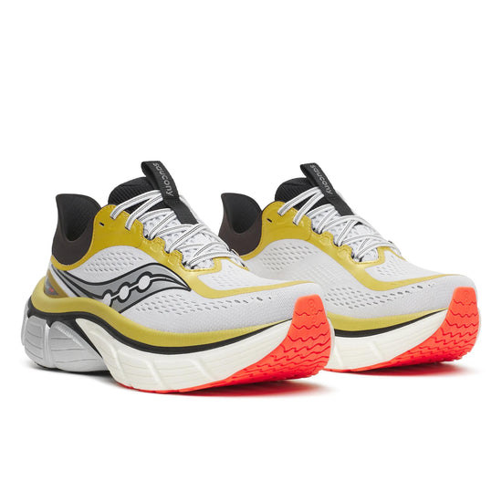 Men's Saucony Paramount Max Gold Black - pair, three quarter angle
