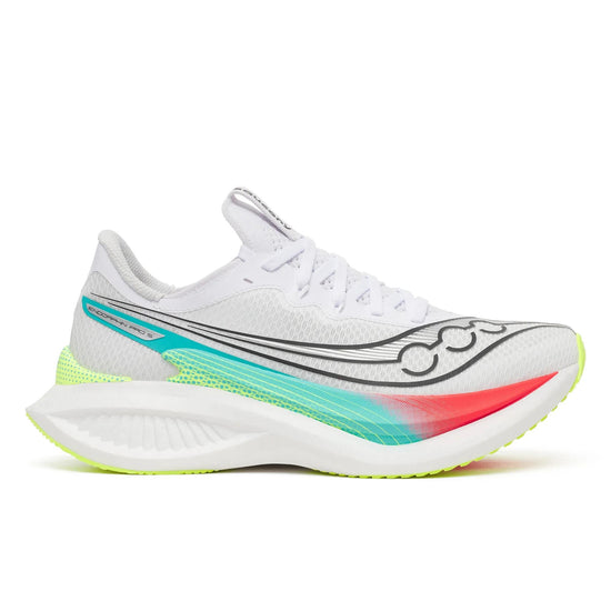 Women's Saucony Endorphin Pro 5 White | Multi - lateral side profile