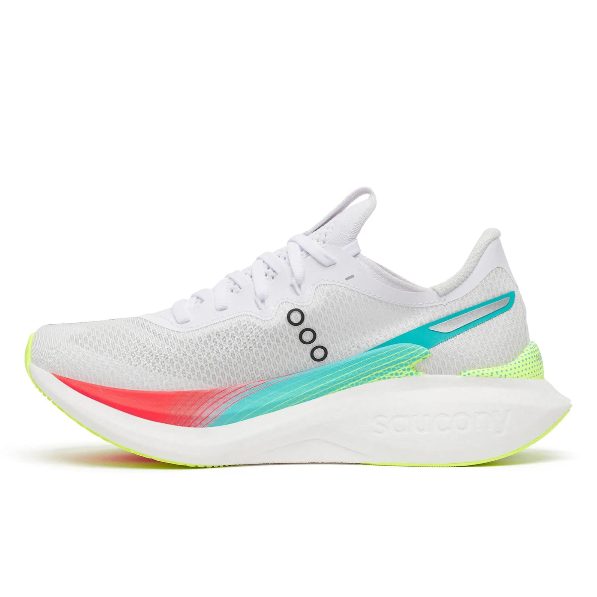 Women's Saucony Endorphin Pro 5 White | Multi - opposite side profile