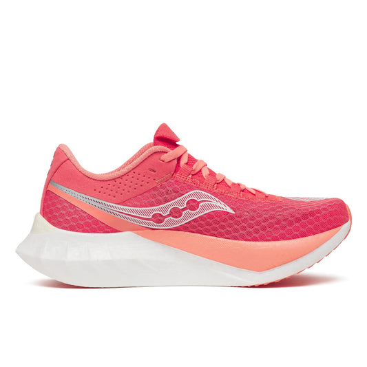 Women's Saucony Endorphin Pro 4 (FINAL SALE) Coral - lateral side profile