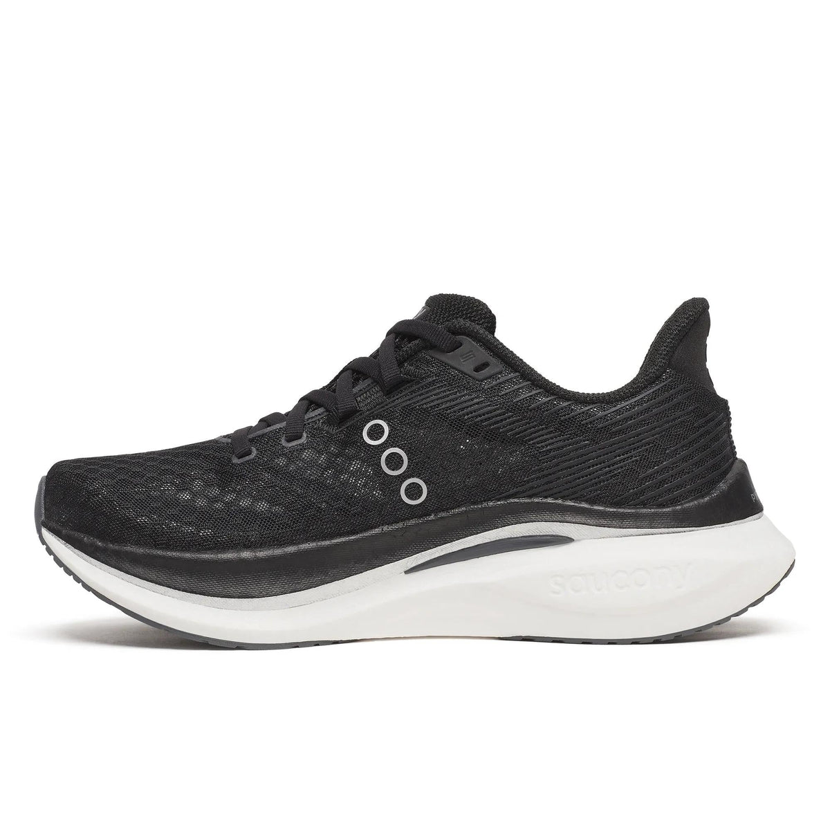 Women's Saucony Endorphin Speed 5 (Clearance) Black White - opposite side profile