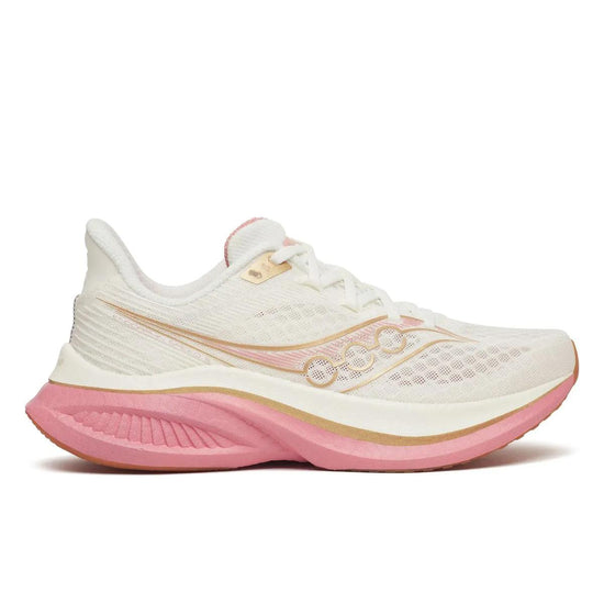 Women's Saucony Endorphin Speed 5 (Clearance) Ivory Mauve - lateral side profile