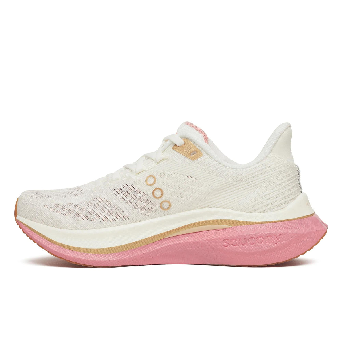 Women's Saucony Endorphin Speed 5 (Clearance) Ivory Mauve - opposite side profile