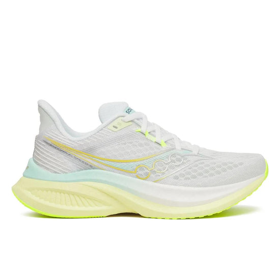 Women's Saucony Endorphin Speed 5 (Clearance) White Tender - lateral side profile