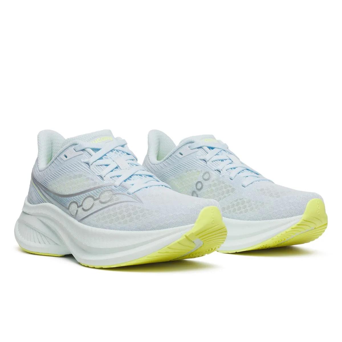 Women's Saucony Endorphin Speed 5 (Clearance) Ice Melt - pair, three quarter angle