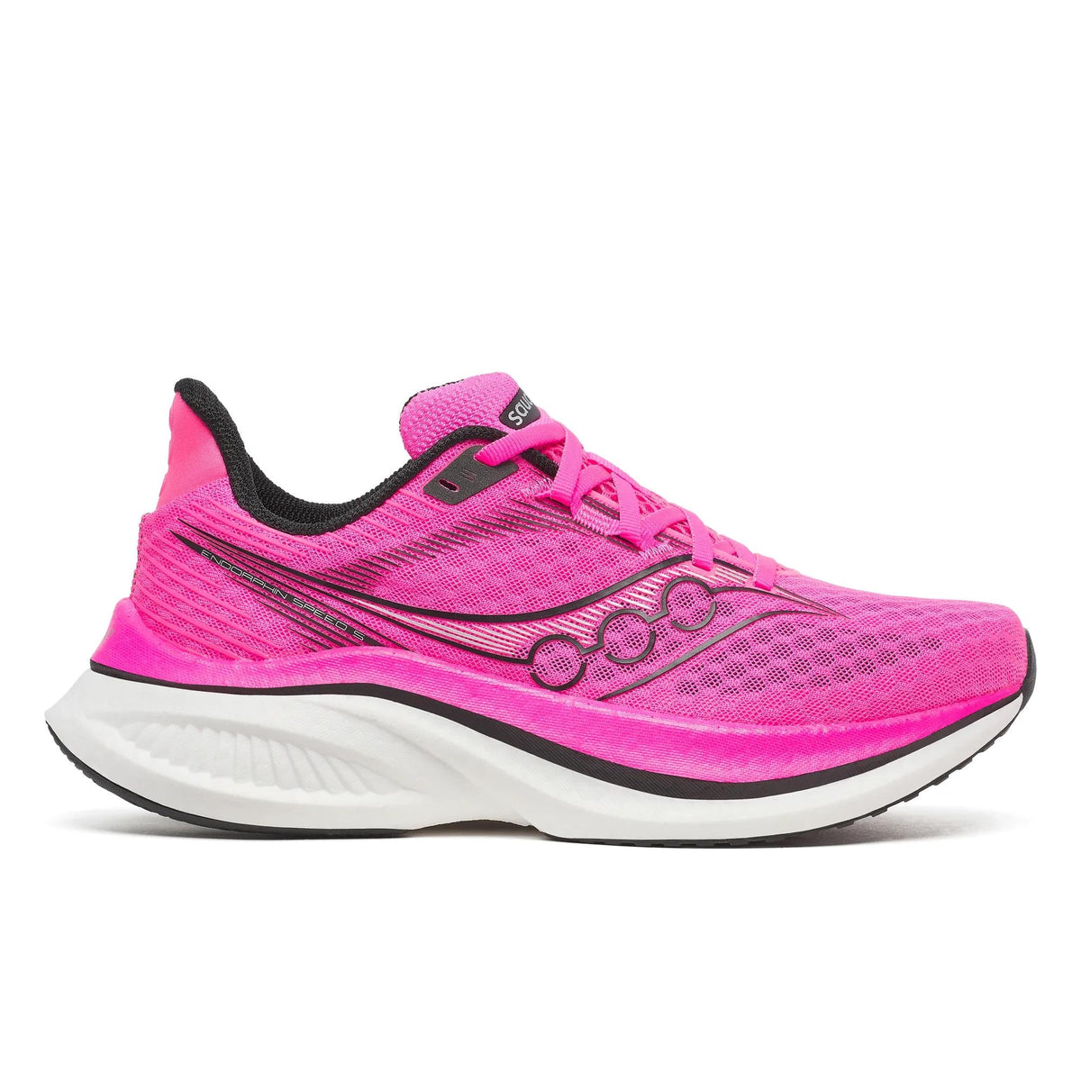 Women's Saucony Endorphin Speed 5 (Clearance) Shock Black - lateral side profile
