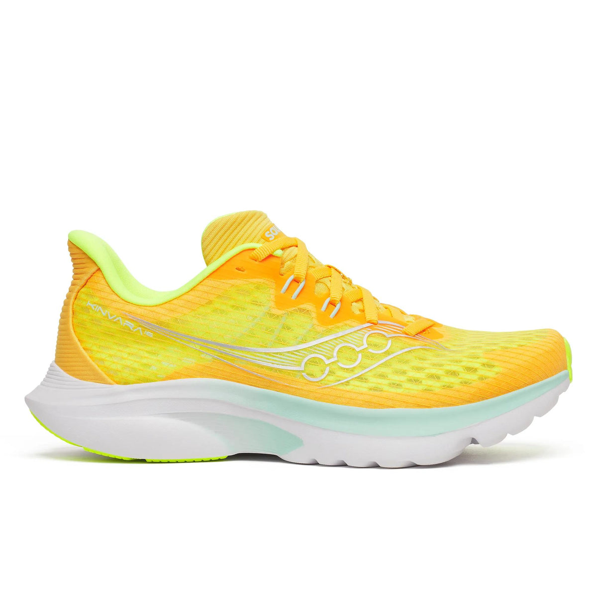 Women's Saucony Kinvara 16 Sunrise - lateral side profile