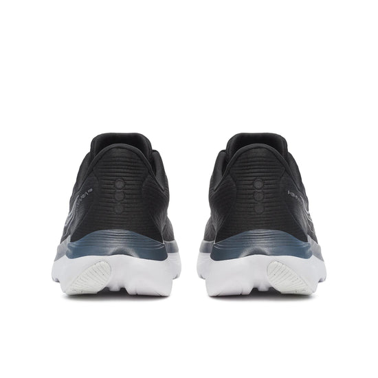 Women's Saucony Kinvara 16 Black White - heel view