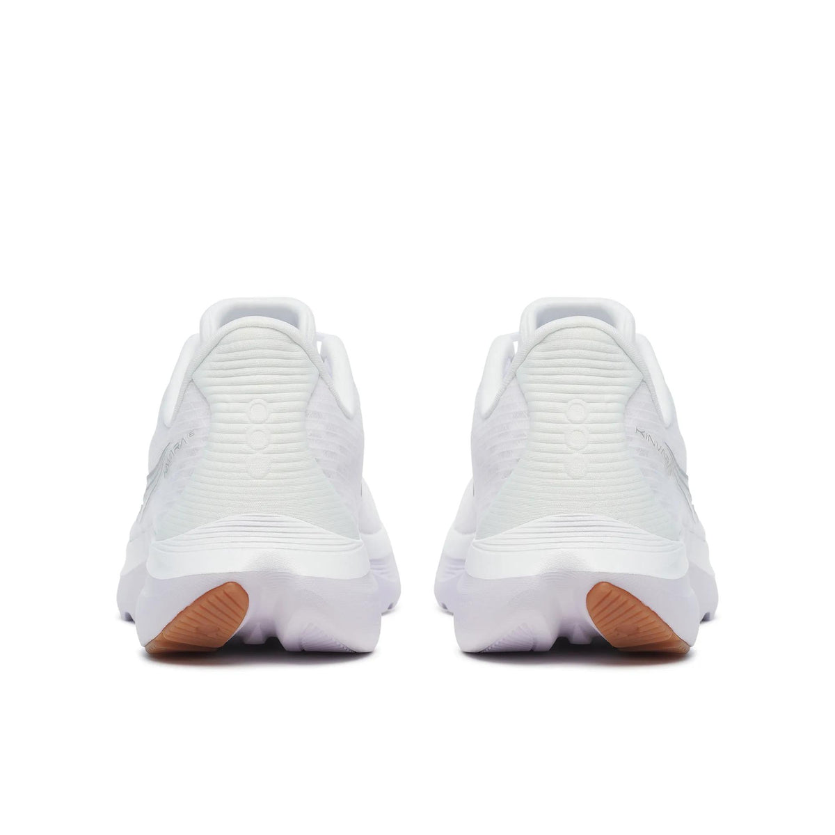 Women's Saucony Kinvara 16 White Gum - heel view
