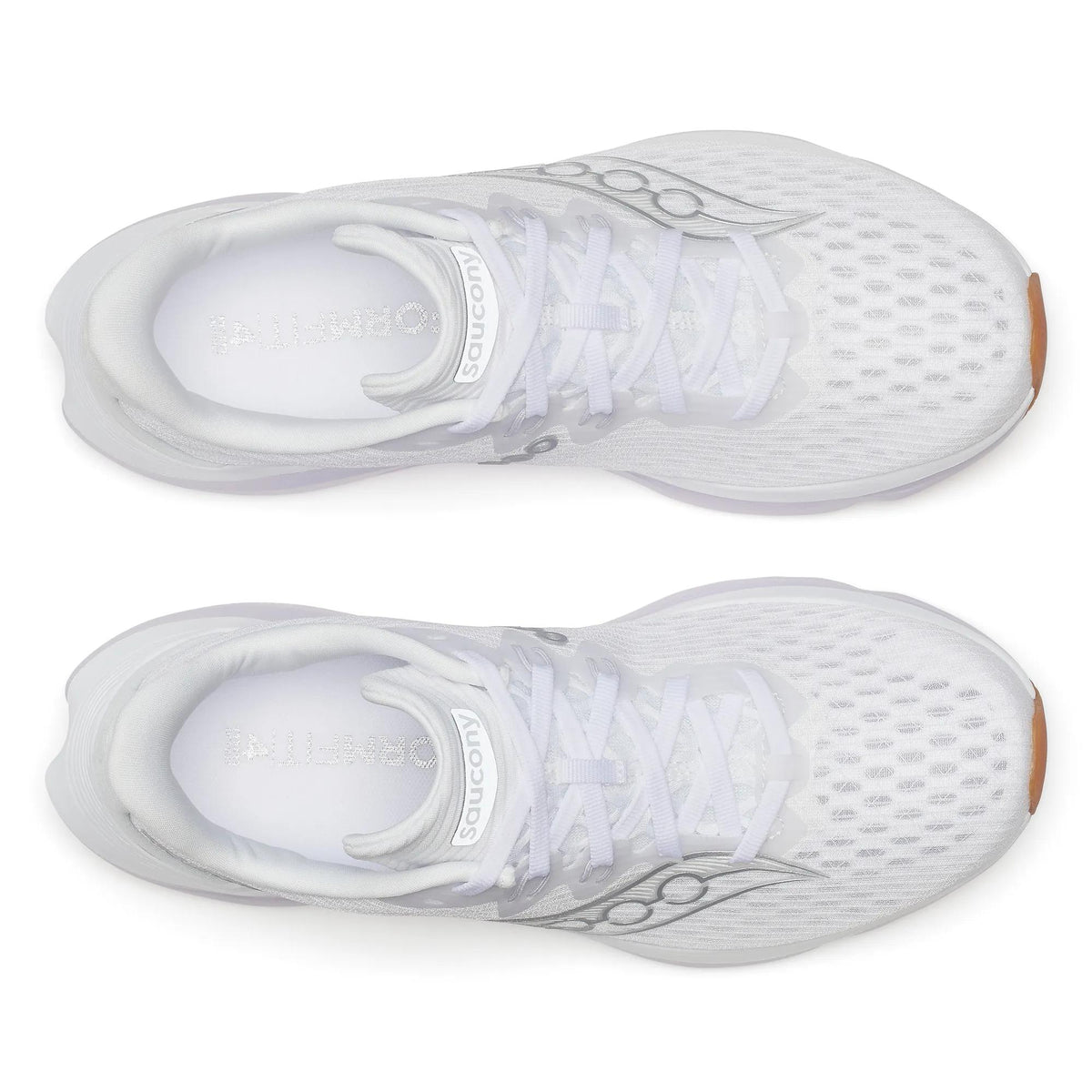 Women's Saucony Kinvara 16 White Gum - top down view