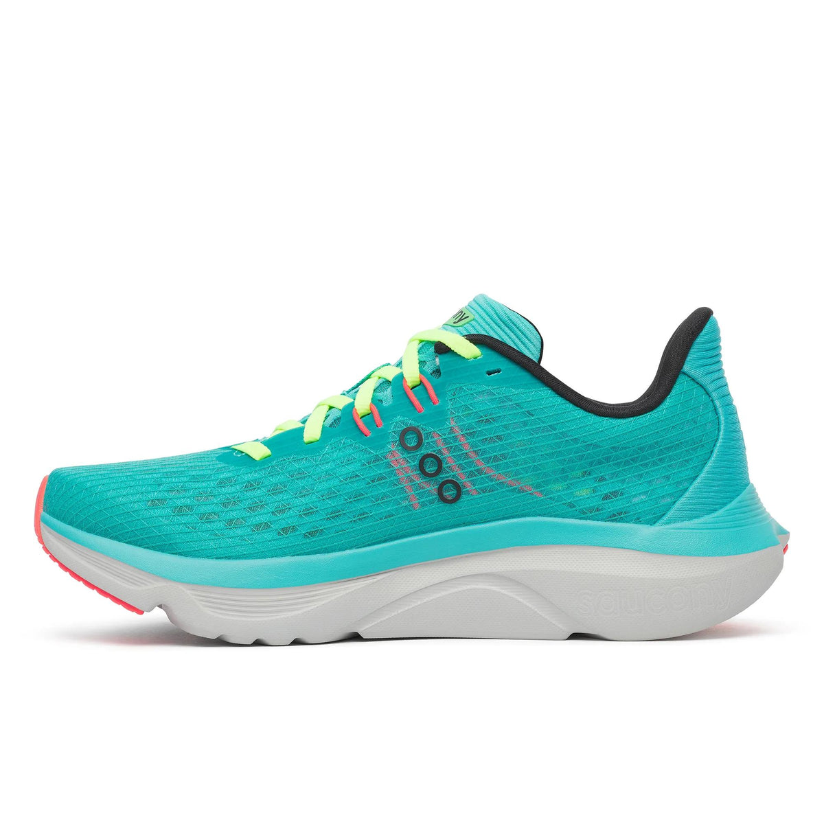 Women's Saucony Kinvara 16 Teal Mutant - opposite side profile