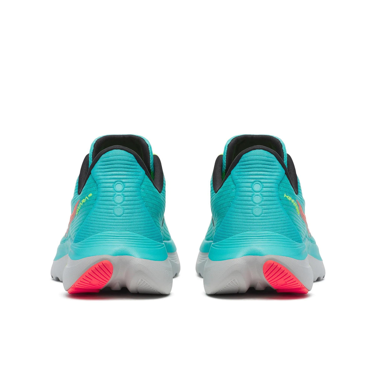Women's Saucony Kinvara 16 Teal Mutant - heel view