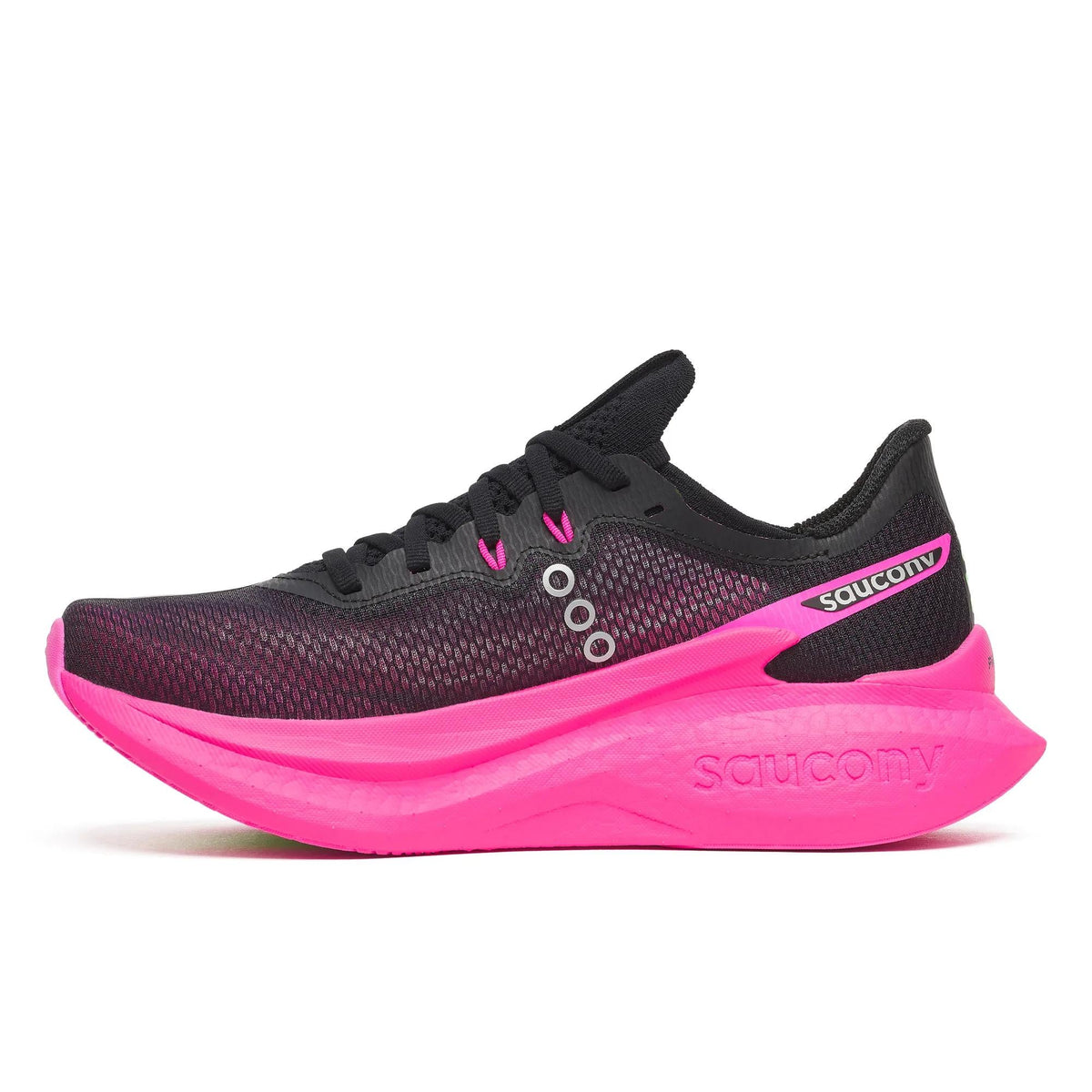 Women's Saucony Endorphin Pro 5 Black | Shock - opposite side profile