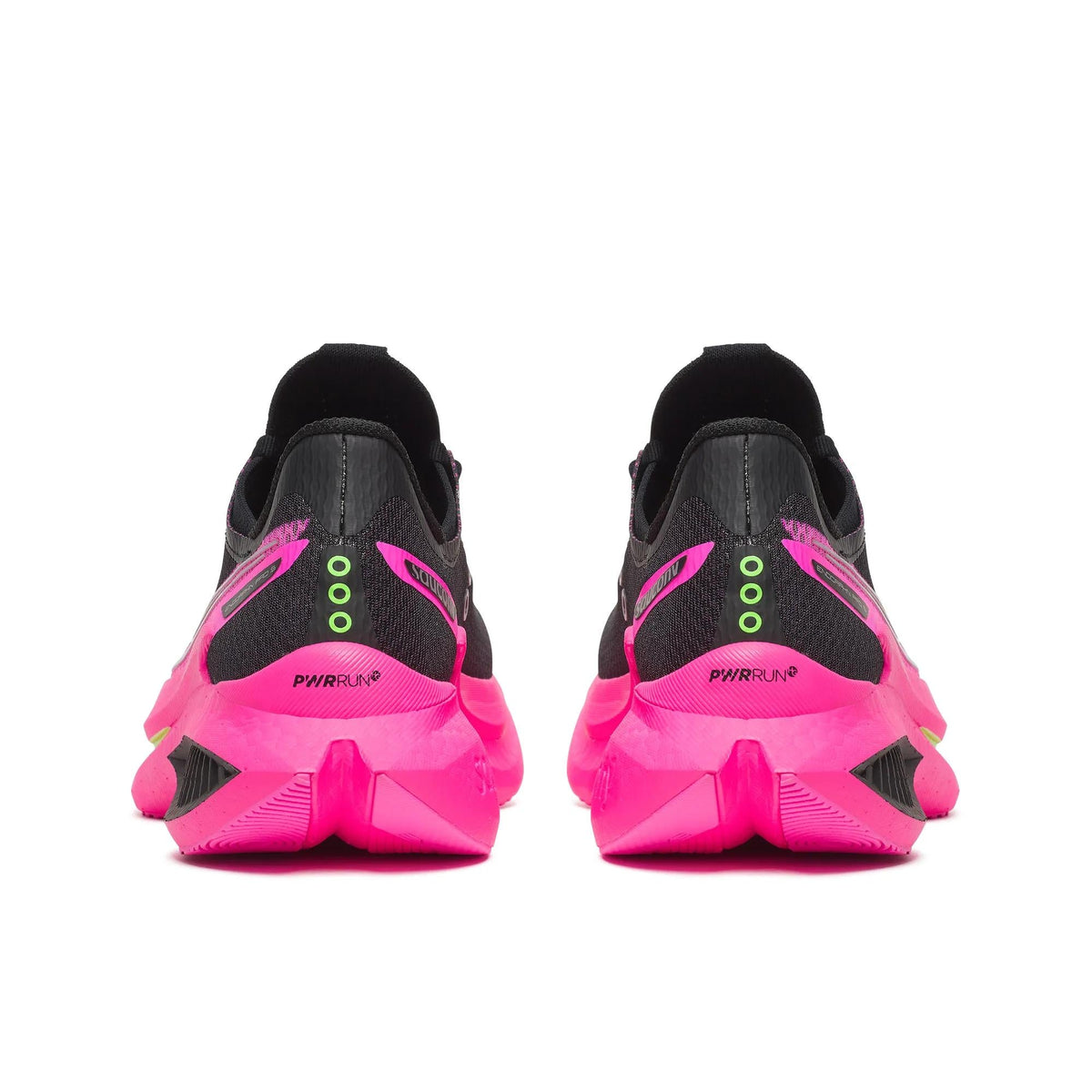 Women's Saucony Endorphin Pro 5 Black | Shock - heel view