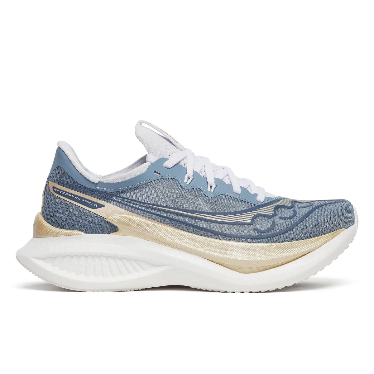 Women's Saucony Endorphin Pro 5 Storm | Gilded - lateral side profile