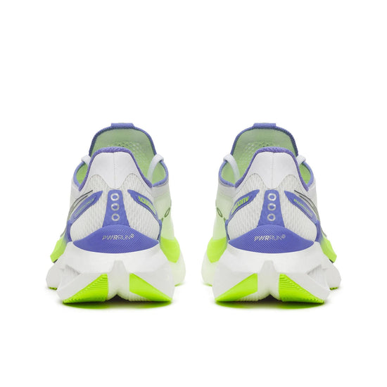 Women's Saucony Endorphin Pro 5 White | Iolite - heel view