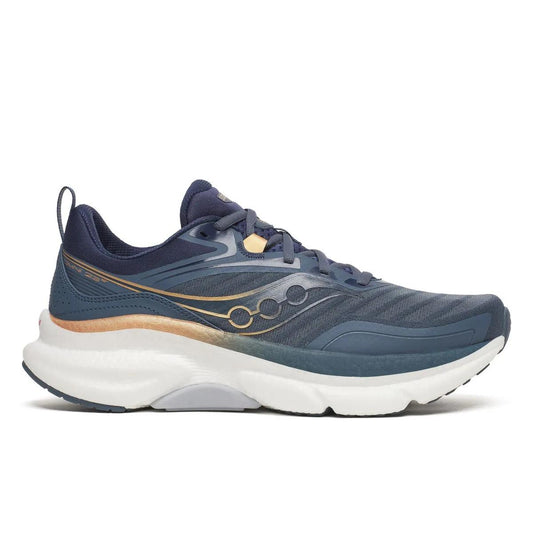 Men's Saucony Omni 23 ST Dusk Navy - lateral side profile