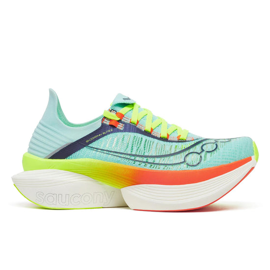 Unisex Saucony Endorphin Elite 2 (Clearance) Splash Fire - lateral side profile