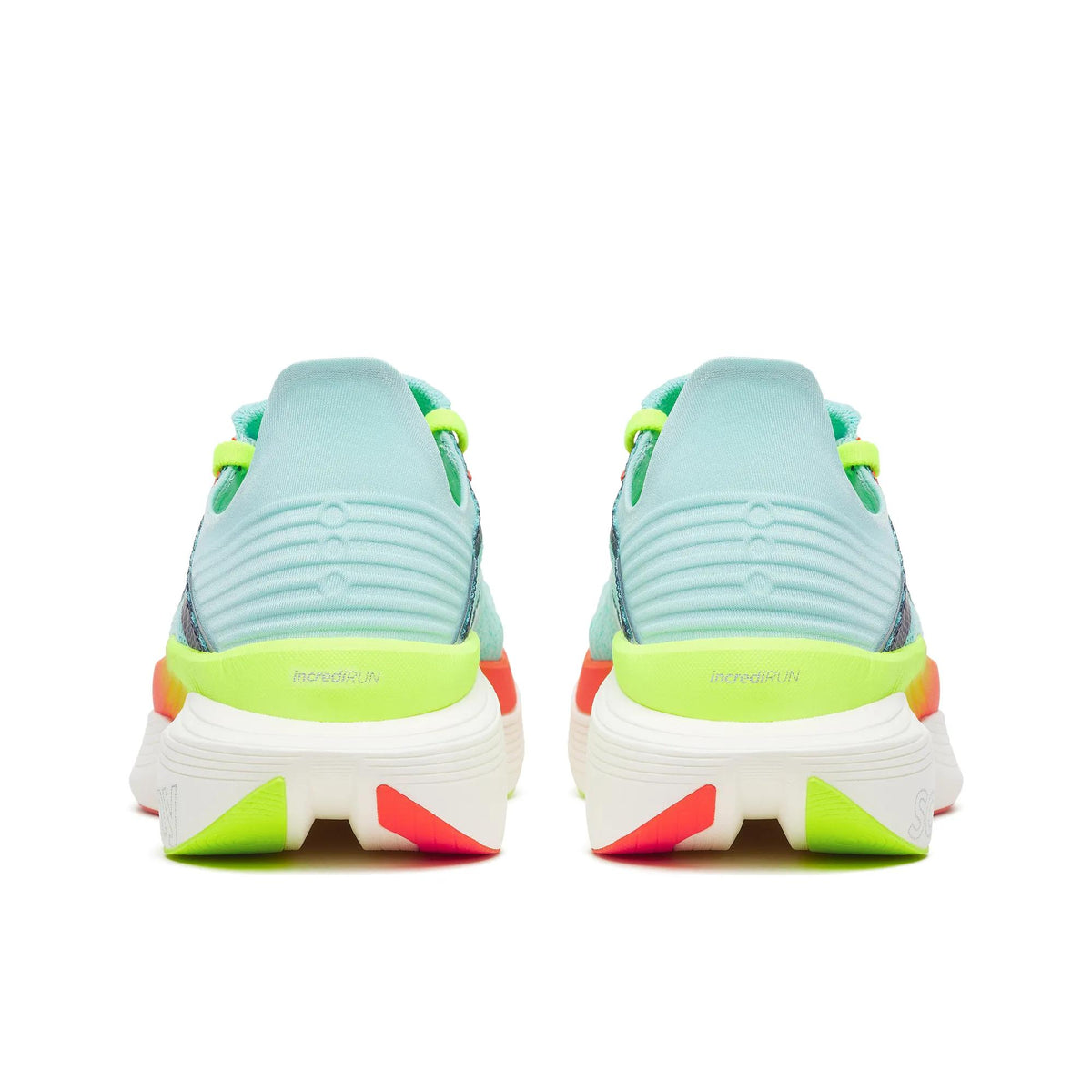 Unisex Saucony Endorphin Elite 2 (Clearance) Splash Fire - heel view