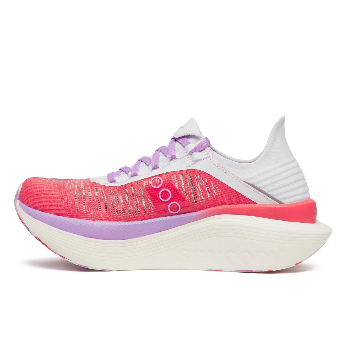 Unisex Saucony Endorphin Elite 2 (Clearance) Coral White - opposite side profile