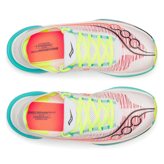 Unisex Saucony Endorphin Elite 2 (Clearance) White Mutant - top down view