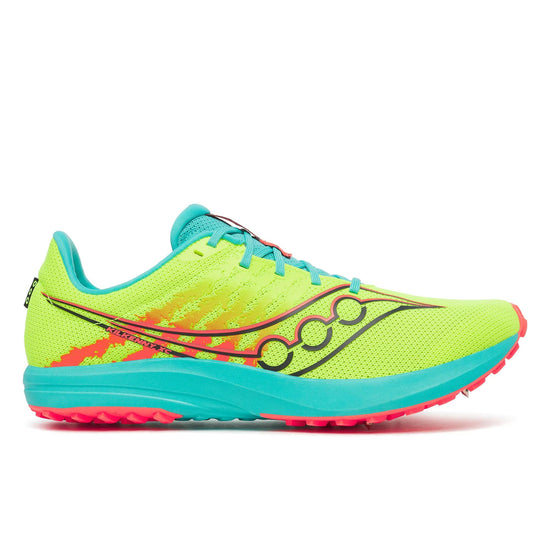 Unisex Saucony Killkenny XC 10 Spike CITRON | MUTANT - lateral side profile